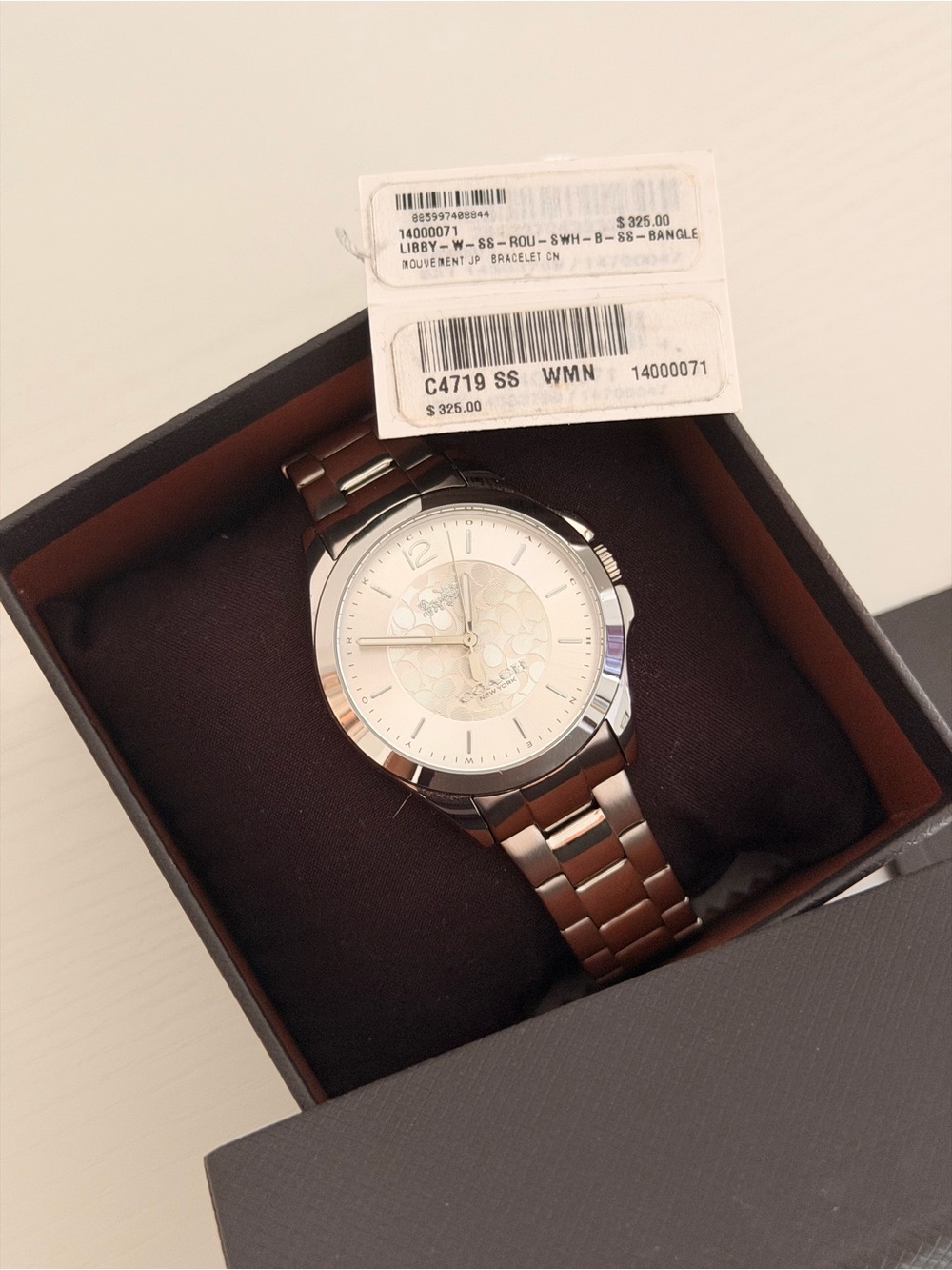 Coach Women's Stainless Steel Watch - Silver